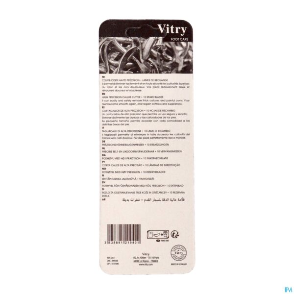 Packshot Vitry Classic Eksteroogknipper Precisie 2077