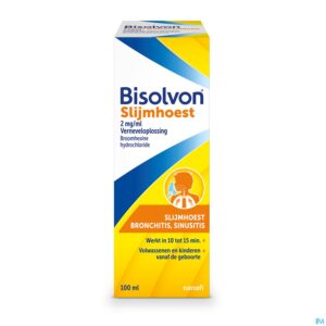 Packshot Bisolvon Sol Inhal 1x100ml 2mg/ml