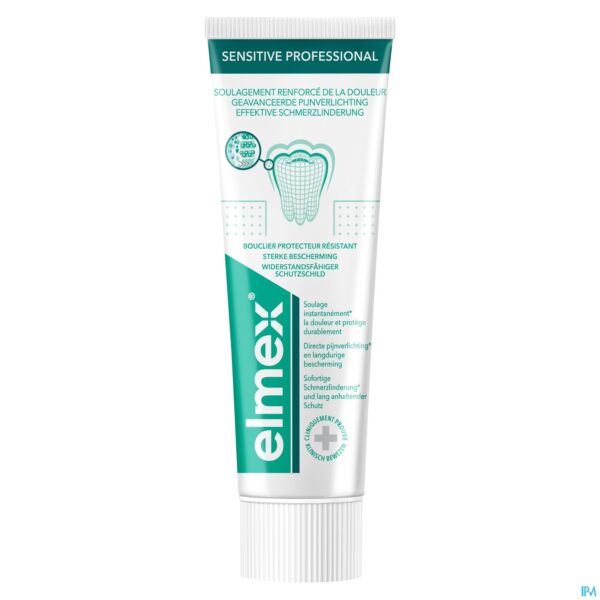 Productshot Elmex Sensitive Professional Tandpasta Tb 75ml Nf Productshot Elmex Sensitive Professional Tandpasta Tb 75ml Nf