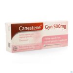 Packshot Canestene Gyn 500mg Zachte Caps Vag.gebr.1+applic