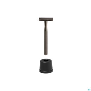 Packshot Wondr Safety Razor + Houder Zwart