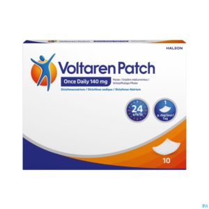 Packshot Voltaren Patch 140mg Once Daily Pleister 10