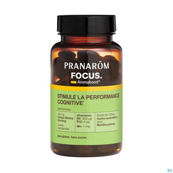 Packshot Pranarom Aromaboost Focus Caps 60 Packshot Pranarom Aromaboost Focus Caps 60