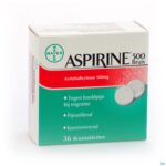 Packshot Aspirine 500mg Comp Eff 36 Packshot Aspirine 500mg Comp Eff 36