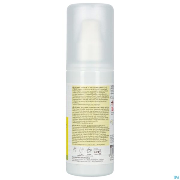 Packshot Pranarom Aromapic Melkspray A/muggen 100ml