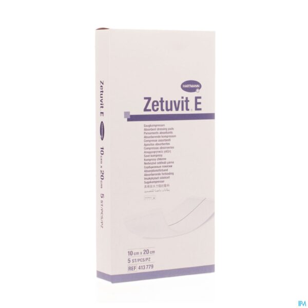 Packshot Zetuvit E 10x20cm St. 5 P/s