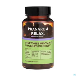 Packshot Pranarom Aromaboost Relax Caps 60