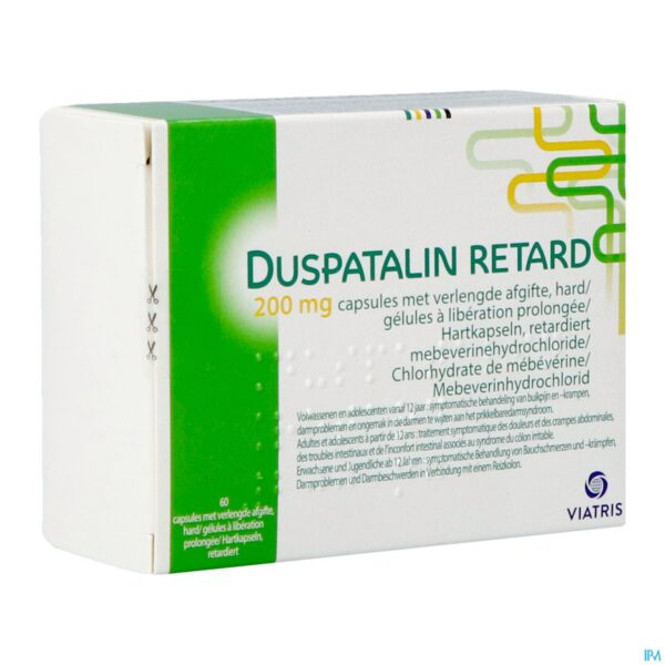 Packshot Duspatalin Retard 200 Caps 60x200mg Packshot Duspatalin Retard 200 Caps 60x200mg