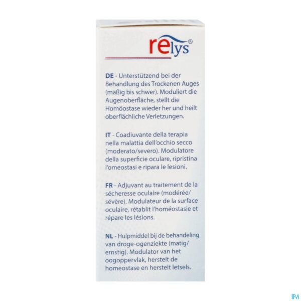 Packshot Relys Steriele Oftalmologische Oplossing 10ml