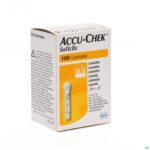 Packshot Accu Chek Softclix Lancet 100 3307506001