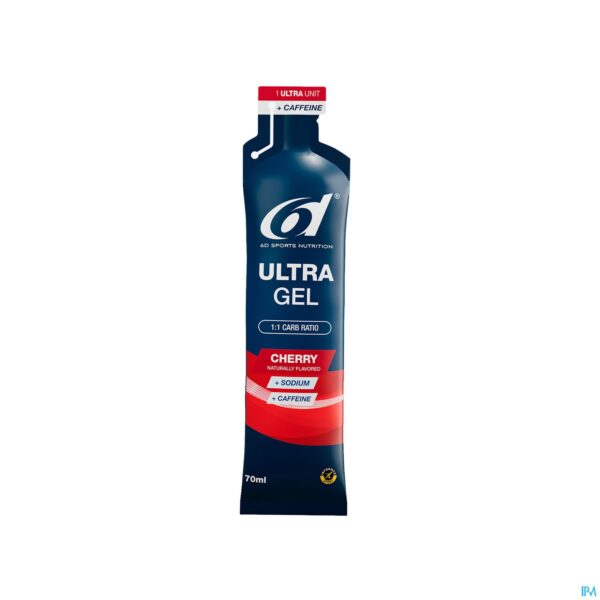 Productshot 6d Ultra Gel + Caffeine Cherry 6x70ml