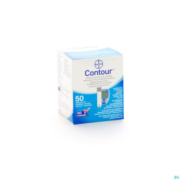 Packshot Ascencia Contour Teststrips 50