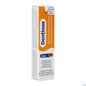 Packshot Dentinox Gel Zachte Tandenverzorging 10g