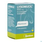 Packshot Lysomucil 600 Comp Eff 14 X 600mg