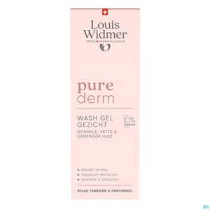 Packshot Widmer Purederm Wash Gel Gezicht Zonder Parfum 125ml