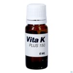 Productshot Vita K Plus 150 Druppels Fl 6ml