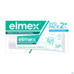 Packshot Elmex Sensitive Professional Tandpasta Tube 2x75ml
