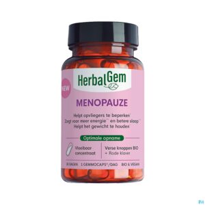 Productshot Herbalgem Gemmocaps Menopauze Bio Caps 30