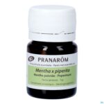 Productshot Pranarom Eo Pepermunt Bio Parels 60