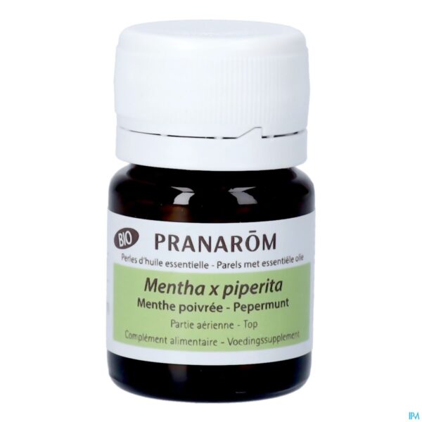 Productshot Pranarom Eo Pepermunt Bio Parels 60