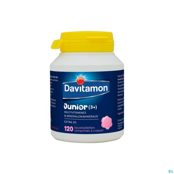 Productshot Davitamon Junior Framboos V1 Comp 120