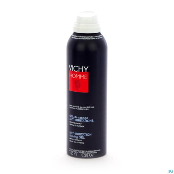 Packshot Vichy Homme Scheergel Anti Irrit. 150ml