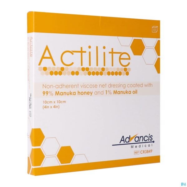 Packshot Actilite Na Dressing + Activon Plus 10cmx10cm 10 Packshot Actilite Na Dressing + Activon Plus 10cmx10cm 10