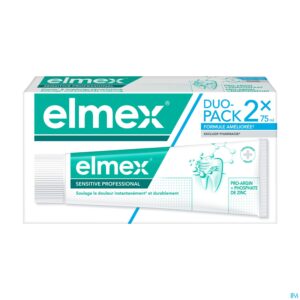 Packshot Elmex Sensitive Professional Tandpasta Tube 2x75ml