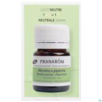 Packshot Pranarom Eo Pepermunt Bio Parels 60