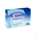 Packshot Noxarem Melatonine 3mg Tabl 50