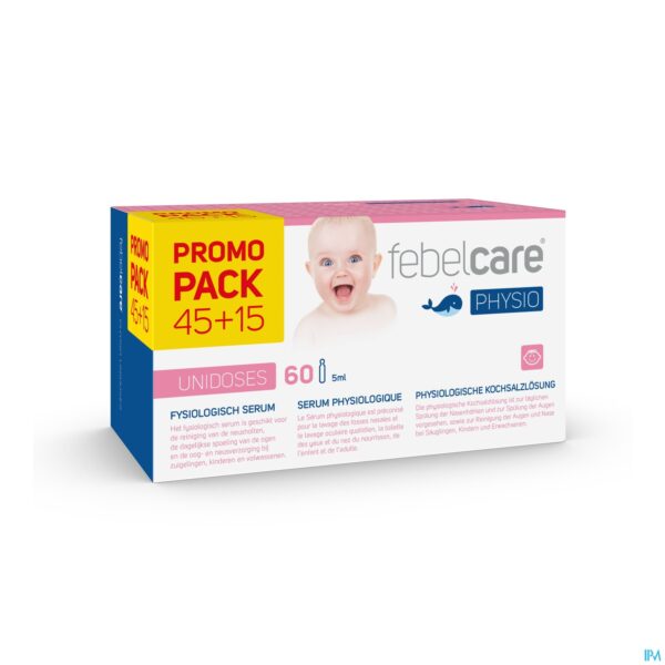 Packshot Febelcare Physio Unidoses 45+15 Packshot Febelcare Physio Unidoses 45+15