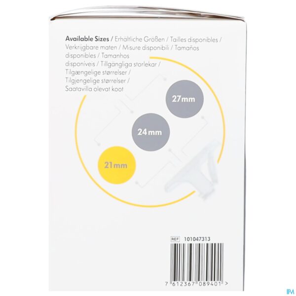 Packshot Medela Hands-free Borstschild Symphony l 27mm 2
