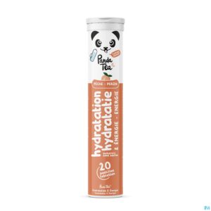Packshot Panda Tea Hydratation Perzik Bruistabl 20