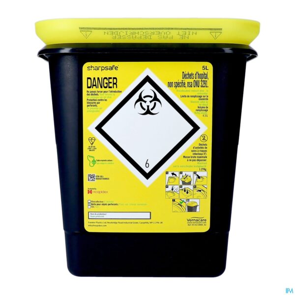 Packshot Sharpsafe Naaldcontainer 5l
