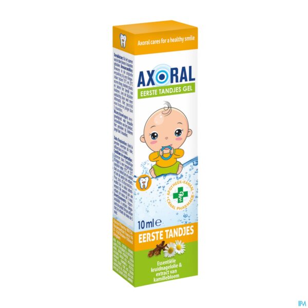 Packshot Axoral Eerste Tandjes Gel 10ml