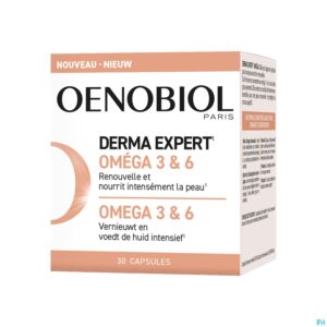 Packshot Oenobiol Derma Expert Omega 3&6 Caps 30