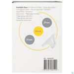 Packshot Medela Hands-free Borstschild Symphony M 24mm 2