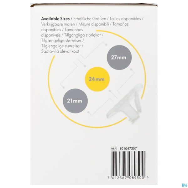 Packshot Medela Hands-free Borstschild Symphony M 24mm 2