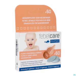 Packshot Febelcare Physio 60 Filters Neusreiniger Baby