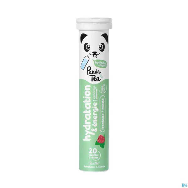 Packshot Panda Tea Hydratation Framboos&munt Bruistabl 20