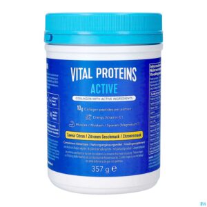 Packshot Vital Proteins Active Citroen 357g