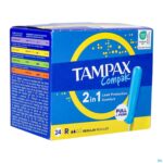 Packshot Tampax Compak Regular Tampons 24 Packshot Tampax Compak Regular Tampons 24