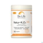 Productshot NATUR-K2D3 3000 BE LIFE 60 CAPS