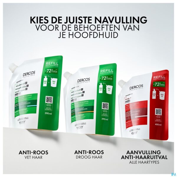 Lifestyle_image Vichy Dercos Sh A/roos Droog Haar Refill 390ml Lifestyle_image Vichy Dercos Sh A/roos Droog Haar Refill 390ml