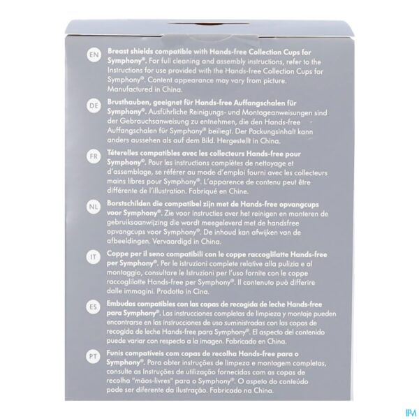 Packshot Medela Hands-free Borstschild Symphony l 27mm 2