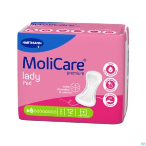 Packshot Molicare Premium Lady Pad 2 Drops 26,5x11cm 12