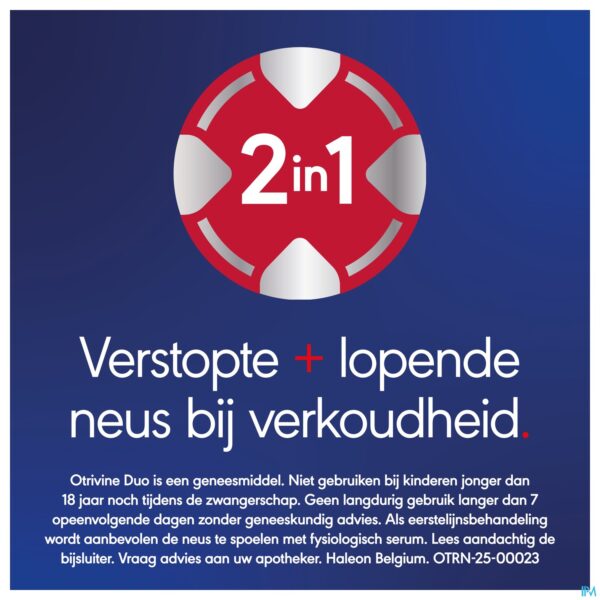 Lifestyle_image Otrivine Duo 0,5mg/ml+0,6mg/ml Neusspray 10ml