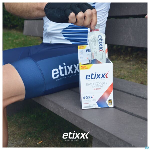 Lifestyle_image Etixx Energy Gel Caffeine Cherry 12x40ml