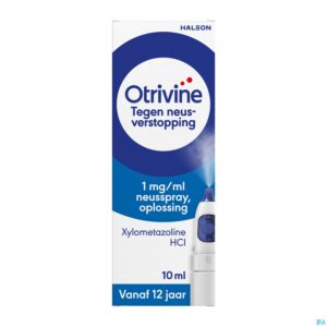 Packshot Otrivine Neusverstopping 1mg/ml Neusspray 10ml