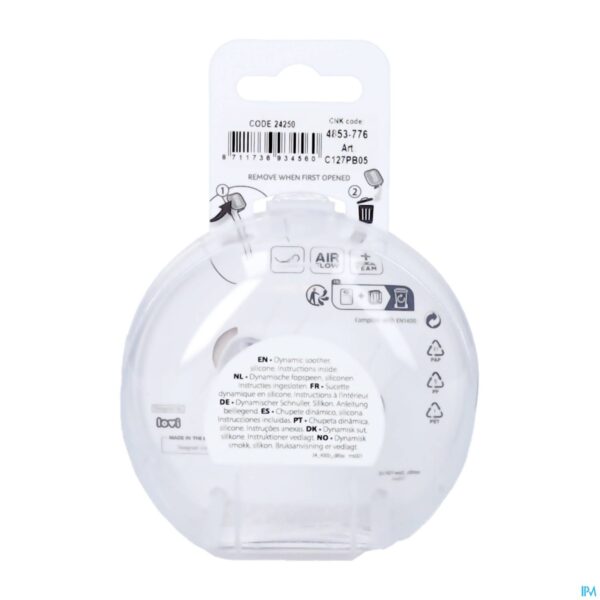 Packshot Difrax Dynamic Fopspeen 6-18m Prime Baby Bl./blue2